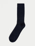 Marks & Spencer "1pk Egyptian Cotton Rich Ribbed Socks"